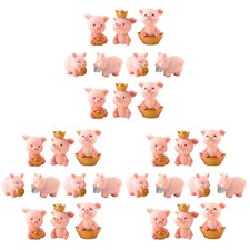  3 Pieces Schwein Deko