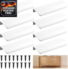 Möbelgriffe Weiß 8er Set