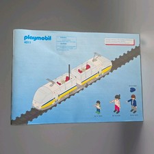 Playmobil Bauanleitung Eisenbahn 4011 Top Zustand  RC Train