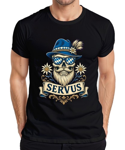 Servus totenkopf bart - totenkopf,