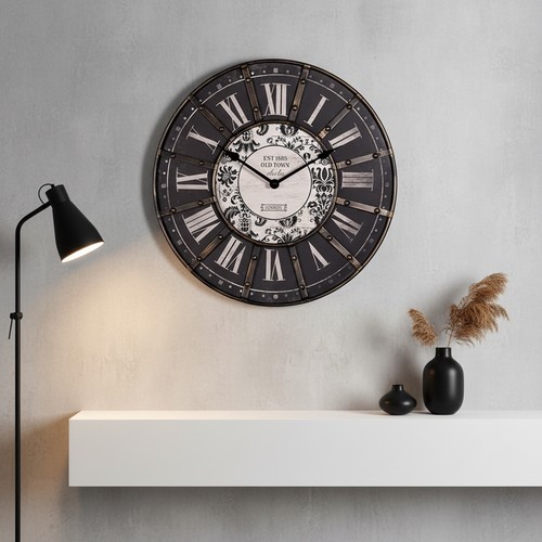 Wanduhr 60cm dekouhr - wanduhr,