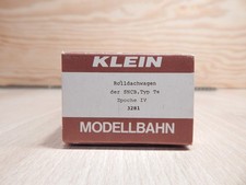 Klein Modellbahn 3281, Rolldachwagen SNCB, EpIV, auch für Roco