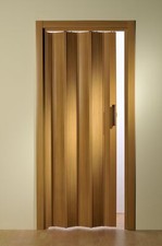 Falttür Höhe nach Maß, Höhe 203-220 cm, buchefb, Breite 88,5-150,5 cm wählbar