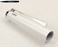 sehr seltene Lamy Studio Pearl White Special Edition 2007 Ersatzteil Kappe für Roller