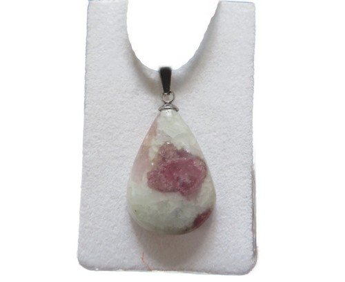 Pink turmalin matrix - in,