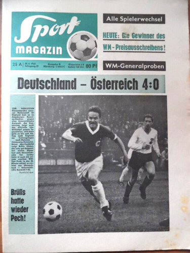 Sport magazin 25a 1966 - sport, 20.6.