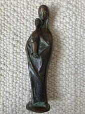 Bronze Skulptur Madonna Mit