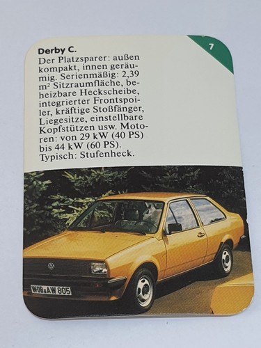 Volkswagen derby 7 - derby,