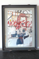 Bilderrahmen 43,5 x 55,5 cm - aus Eisen-Winkelschiene,  geschweißt