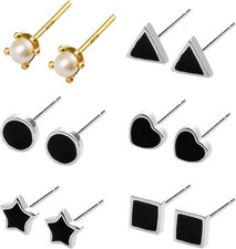 Medizinische Ohrstecker Titan