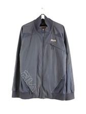 Fila Logo Print Jacke Blau XL