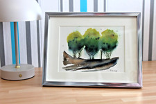 Bild Original Unikat Aquarell