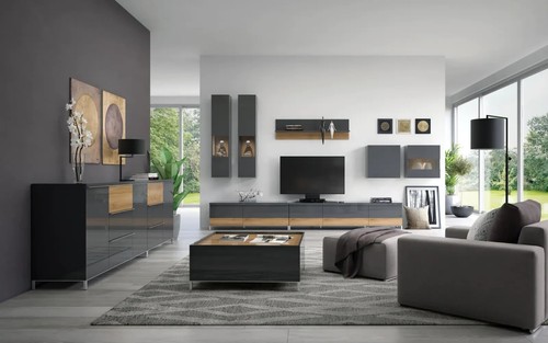 Wohnzimmer komplett - wohnzimmer,
