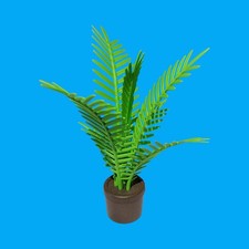 Playmobil - Kübel Topf mit Palme Farn - ca. 12 cm hoch - hellgrün