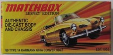 Matchbox Lesney Edition - VW Type 14 Karmann  1969 in Box