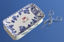 WHITE STAR LINE RMS OLYMPIC TITANIC ERA 2. KLASSE SPARGELSCHALE & ZANGE