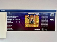 Rod Stewart Wien 09.12.2025 - Ticket Parterre Nord Reihe 9 Platz 64