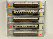 Trix Spur N 15746 - 15750 Langstrecken CIWL Pullman Reisezugwagen Originalverpackt x5