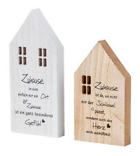 2er Set Deko Häuser