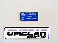 Aufkleber Sticker ATE Bremskraftverstärker für VW Golf 2 GT GTI 16V G60