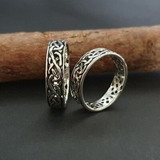 Keltischer Knoten Ring Silber