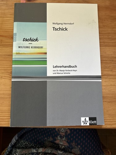 Tschick lehrerhandbuch buch - tschick.,