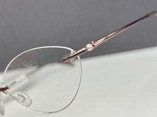 Silhouette Brille Damen rot  rosa  Oval randlos  perle 6487 NP: 258€