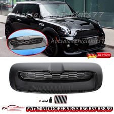 Für Mini Cooper S R55 R56 R57 R58 Carbon Look Lufteinlass Motorhaube Entlüftung