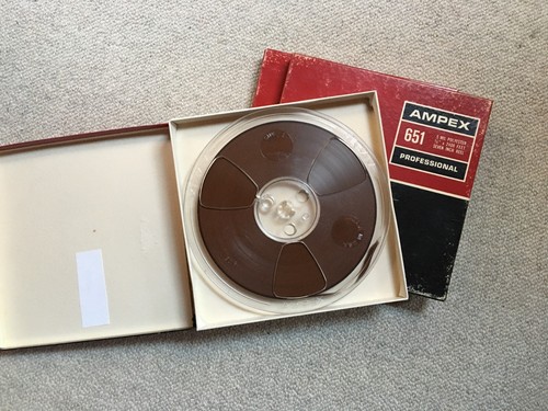 Tonbänder ampex 651 auf - ampex,