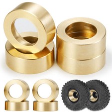 4Stk/Satz Goldmessing