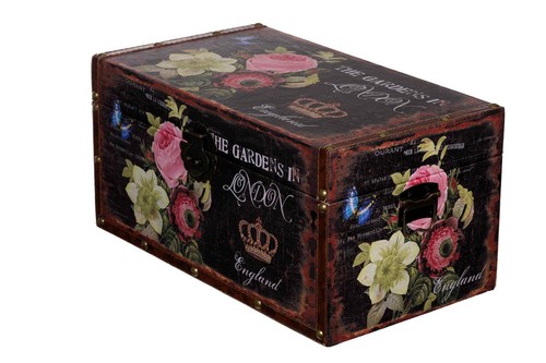Truhe kiste 16011 rosen - truhe,