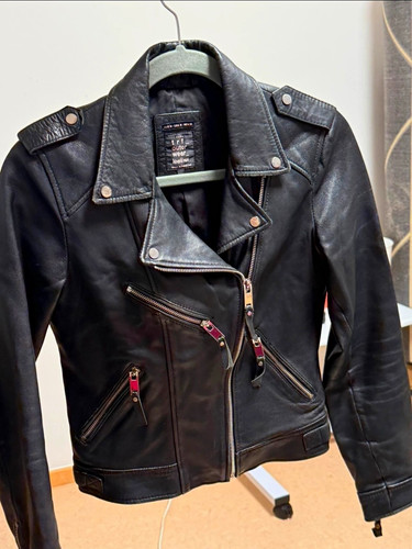 Echtleder damen bikerjacke - echtleder,