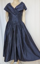 Laura Ashley Kleid 40 42 blau