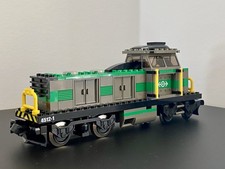LEGO 4512 Cargo Train Güterzug Lok 9V Motor & Licht Eisenbahn Zug / Engine Wagon