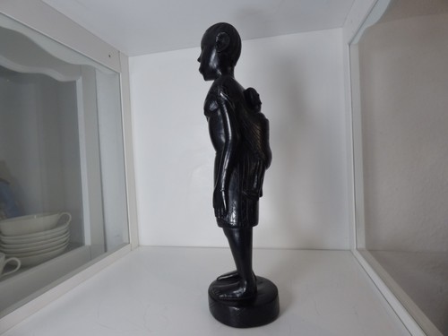 Skulptur aus afrika frau mit - skulptur,