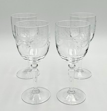 Set of 4 French Ornate Etched