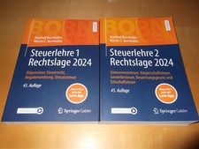 Steuerlehre 1 Rechtslage 2024 / Steuerlehre 2 Rechtslage 2024