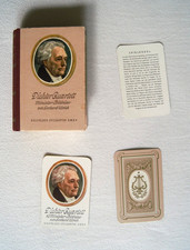 Dichter Quartett Spielkarten in einer Kartonschachtel v. Bielefelder Schielkarte