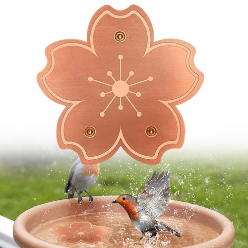 Natürlicher kupfer vogelbad - natürlicher,