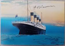 ORIGINAL HANDSIGNIERTE TITANIC
