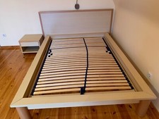 Bett mit nachttisch von - mit,
