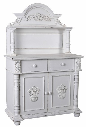 Schrank weiss highboard - weiss,