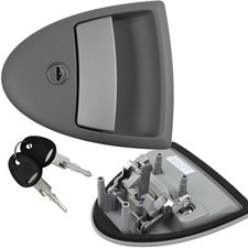 FAP Türschloss Außenschloss Wohnwagen Wohnmobil FF-System TRIANGLE 1 grau (G)   