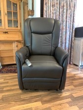 Trösser TV Sessel mit Liegefunktion, Aufstehhilfe, Fernbedienung, aus Leder