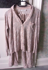 PYJAMA SCHLAFANZUG von WOMEN'S SECRET - Gr. M - 100 % Baumwolle - Rosa gemustert