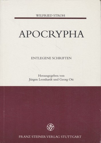 Apocrypha entlegene - apocrypha:,
