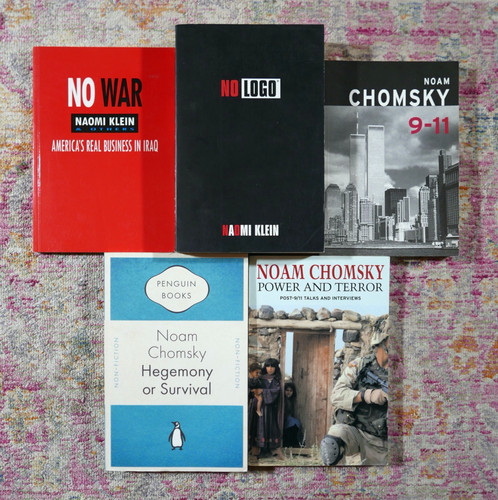 Noam chomsky noami klein 5x - chomsky,