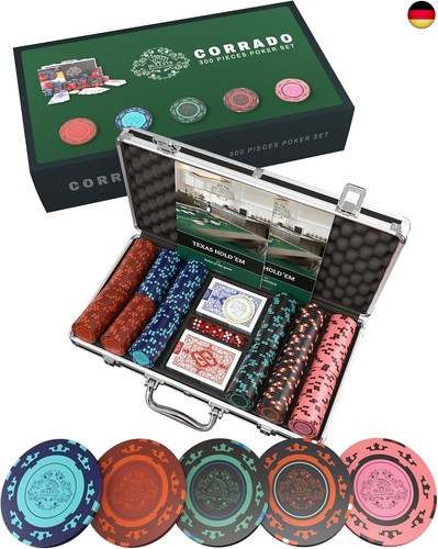 Pokerkoffer corrado mit 300 - mit,