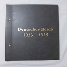 graues Borek Vordruckalbum DEUTSCHES REICH 1933-1945 mit Inhalt!!!