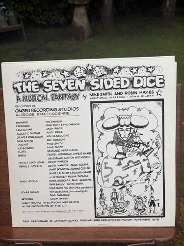 Seven sided dice 1978 - seven,